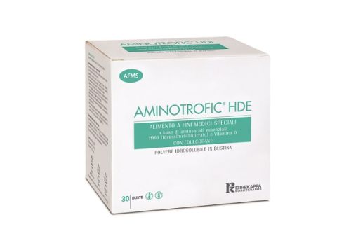 Aminotrofic HDE alimento a base di aminoacidi essenziali con edulcoranti 30 bustine