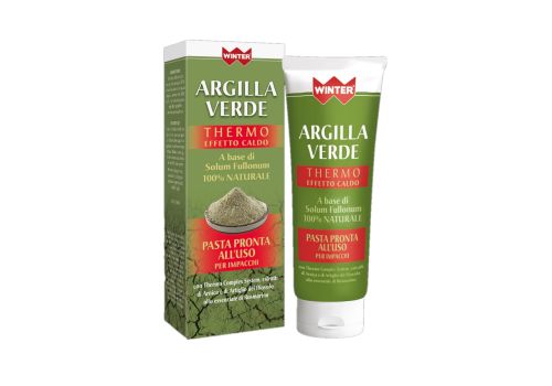 Winter argilla verde thermo effetto caldo pasta pronta all'uso per impacchi 250ml