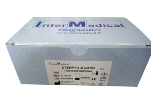 Intermedical test rapido streptococco antigene 10 test