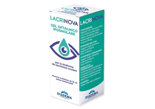 Lacrinova gel oftalmico iposmolare per occhio secco 10ml