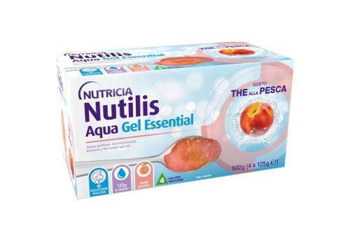 Nutilis aqua gel gusto pesca 4 pezzi