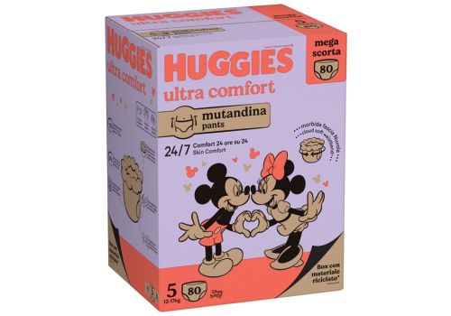 Huggies Ultra Comfort pannolini 12-17kg taglia 5 multipack 80 pezzi