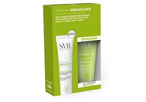 Svr Sebiaclear Set Active gel anti-imperfezioni 40ml + gel moussant 55ml