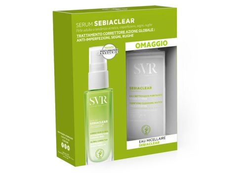 Svr Sebiaclear Set Serum siero correttore anti-imperfezioni 30ml + acqua micellare purificante 75ml