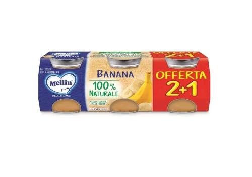 Mellin banana omogeneizzato 3 x 100 grammi