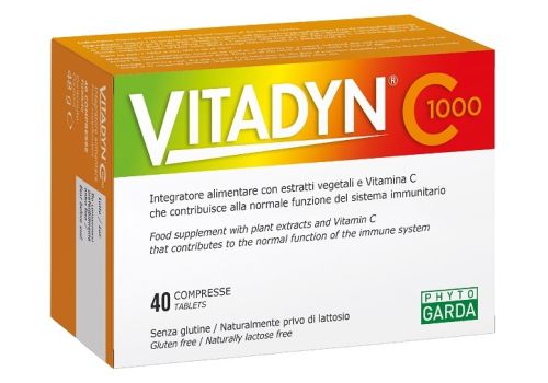 Vitadyn C 1000 integratore di vitamina C per il sistema immunitario 40 compresse