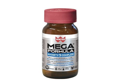 Winter Mega Formula Anxiety 5 Complex integratore per il benessere mentale e il tono dell'umore 60 compresse