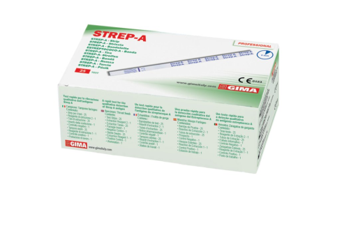 Strep-A selftest streptococco A su striscia 25 pezzi