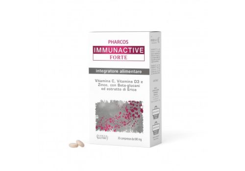 Immunactive Forte Pharcos integratore per il sistema immunitario 30 compresse