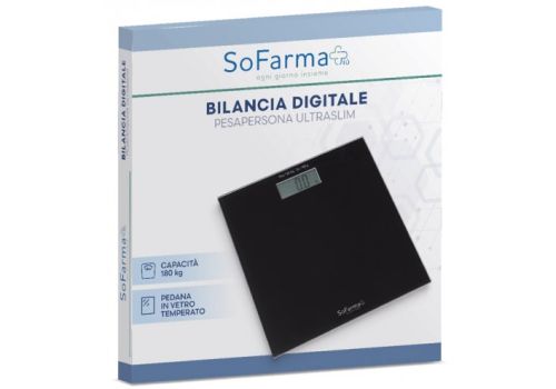 Sofarma+ bilancia digitale pesapersona ultraslim