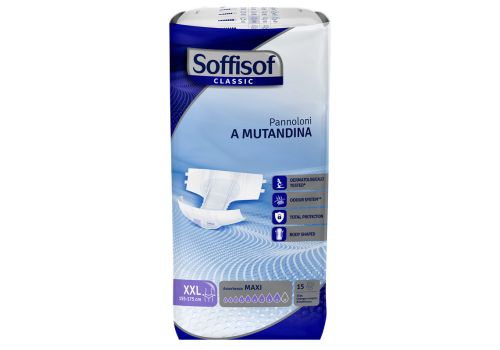 Soffisof Classic Maxi pannoloni a mutandina misura xxl 15 pezzi