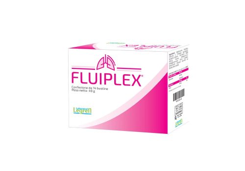 Fluiplex integratore per l'apparato respiratorio 14 bustine