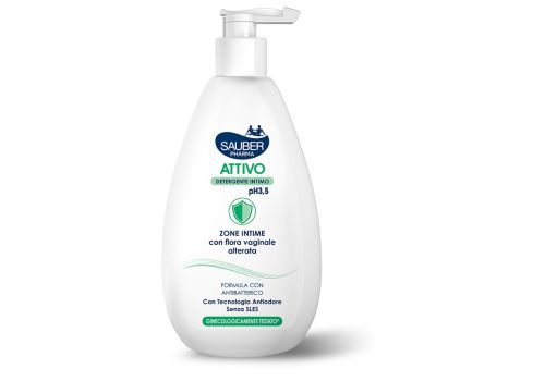 Sauber Attivo detergente intimo pH3,5 500ml