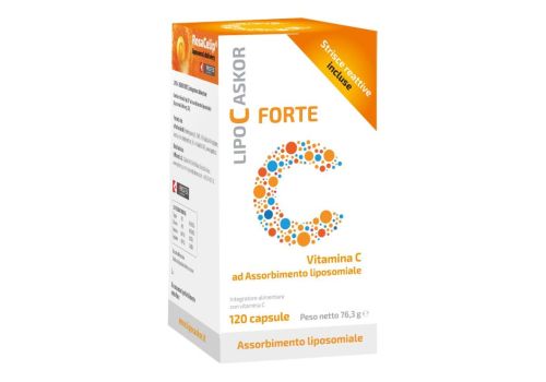 Lipo C Askor Forte integratore di vitamina C 120 capsule