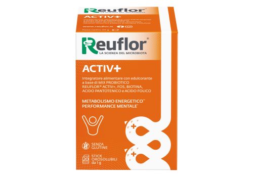 Reuflor Activ+ integratore di fermenti lattici 20 stick