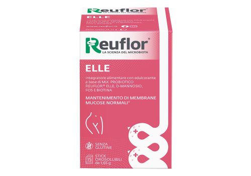 Reuflor Elle integratore di fermenti lattici 15 stick