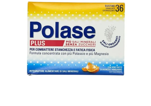 Polase Plus integratore sali minerali senza zuccheri 36 bustine 