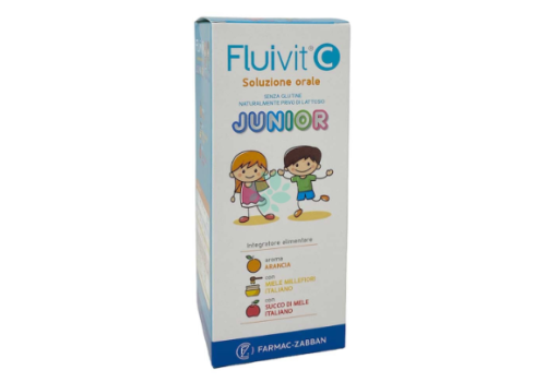 Fluivit C junior integratore per il benessere delle vie respiratorie soluzione orale 150ml