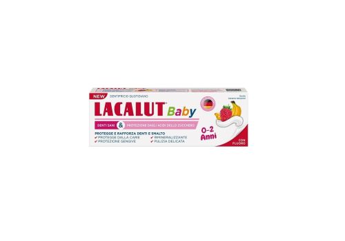 Lacalut Baby dentifricio bambini 0-2 anni gusto banana 55ml