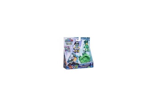 Hasbro pj masks pirate power pigiamini hero gekko vs pirate robot gioco per bambini