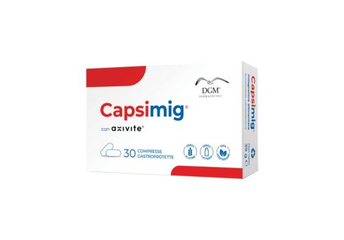 Capsimig integratore per l'apparato muscolo-scheletrico 30 compresse