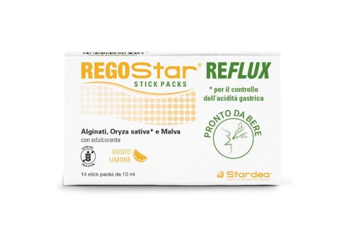 Regostar Reflux integratore per il reflusso gastro-esofageo 14 stick pack