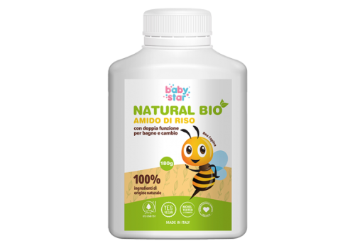 Babystar Natural Bio Amido di riso 100 grammi