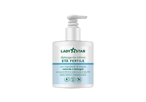 Ladystar detergente intimo donna età fertile 300ml