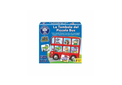 Orchard Toys la tombola del piccolo bus  gioco per bambini 2-4 anni