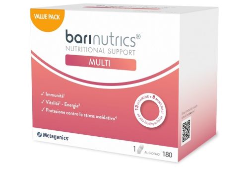 Barinutrics Nutritional Support Multi integratore energetico 180 capsule