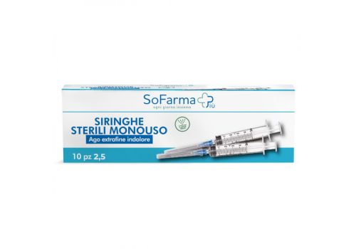 Sofarma+ siringa g23 2,5ml 10 pezzi