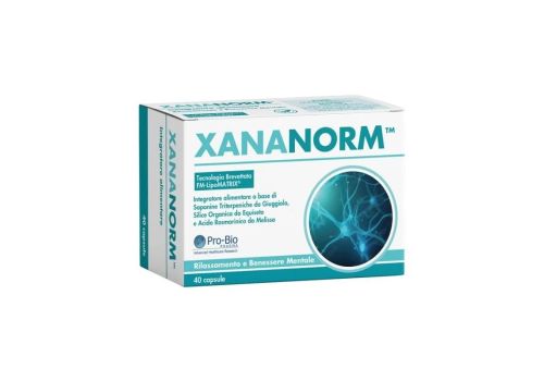 Xananorm integratore calmante 40 capsule