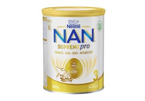 Nan Supreme Pro 3 latte di crescita polvere 800 grammi