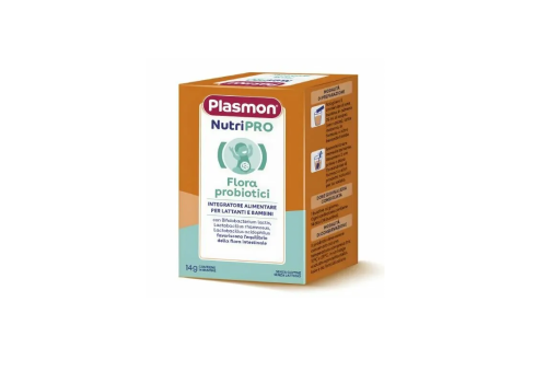 Plasmon Nutripro Flora probiotici integratore per l'equilibrio della flora intestinale 14 bustine