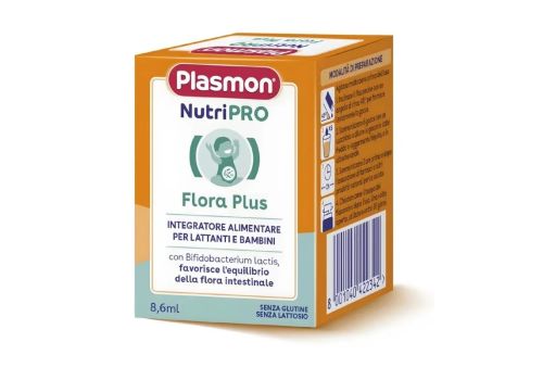 Plasmon Nutripro Flora Plus integratore per l'equilibrio della flora intestinale gocce orali 8,6ml