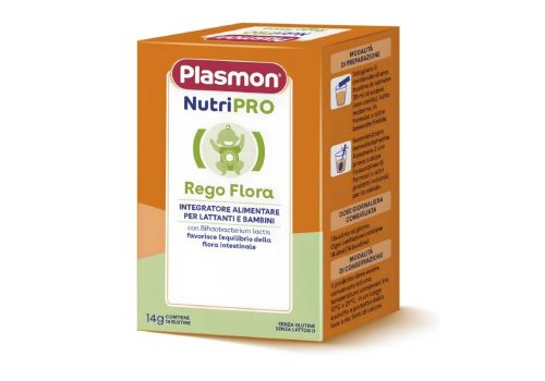 Plasmon Nutripro Rego flora integratore per l'equilibrio della flora intestinale 14 bustine