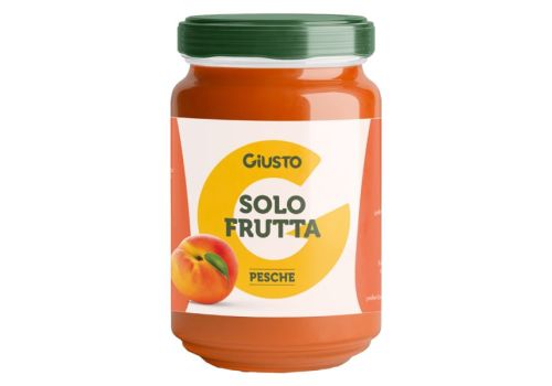 Giusto Solo Frutta confettura pesca 220 grammi