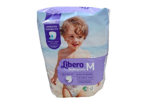 Libero Swimpants pannolini per bambini taglia M 10-16kg 12 pezzi