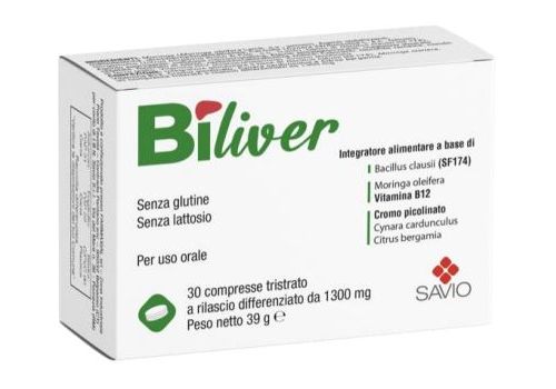 Biliver integratore per il controllo del peso 30 compresse