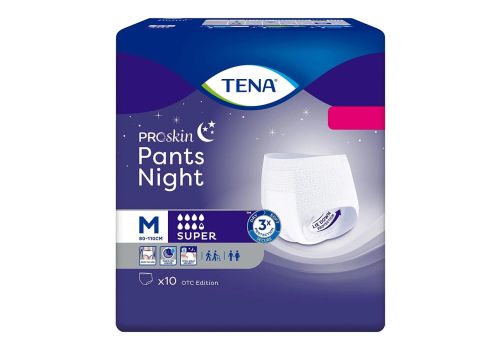 Tena proskin pants night mutandine assorbenti super taglia M 10 pezzi