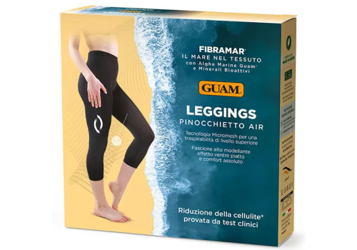 Guam Leggings pinocchietto air anticellulite colore nero taglia xs-s