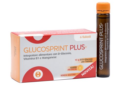 Glucosprint Plus arancia 6 fiale | confezione danneggiata