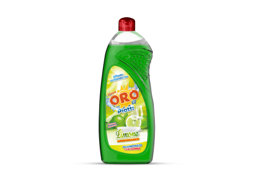 Oro Piatti limone bicarbonato e salgemma detersivo supersgrassante 1 litro