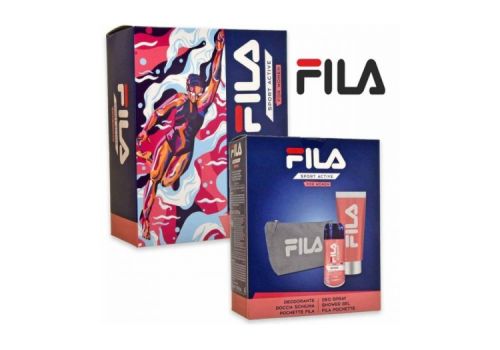 Fila Bravery Woman Cofanetto con Deo Natural 150ml + Showergel 200ml + Pochette