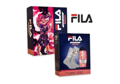 Fila Fierce Woman Cofanetto con Showergel Rehydrate&Protect 250ml + Calze