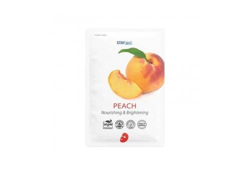 Stay Well Vegan Sheet Mask Peach