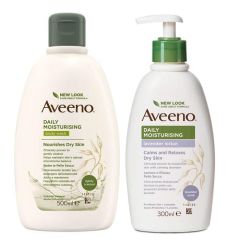 AVEENO DAILY MOISTURISING BAGNO DOCCIA 500ML + CREMA IDRATANTE CORPO LAVANDA 300ML