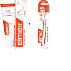 ELMEX DENTIFRICIO PROTEZIONE CARIE 100ML + SPAZZOLINO PROTEZIONE CARIE MEDIO