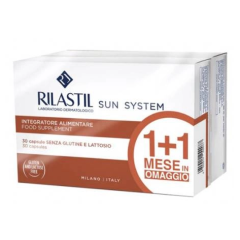 Rilastil Sun System 1+1 integratore per il benessere della pelle 30 capsule + 30 capsule